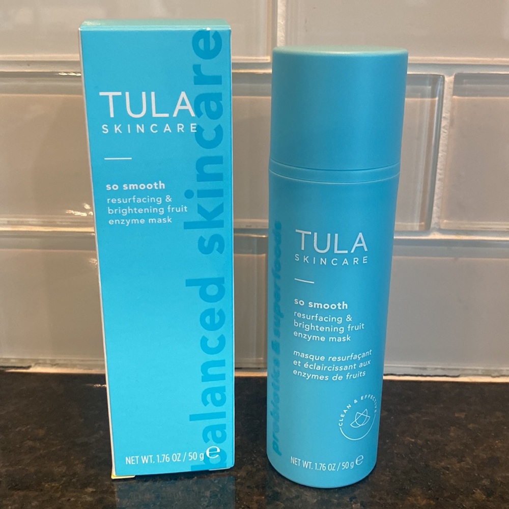 TULA SKINCARE SO smooth
resurfacing & brightening fruit enzyme mask NEW